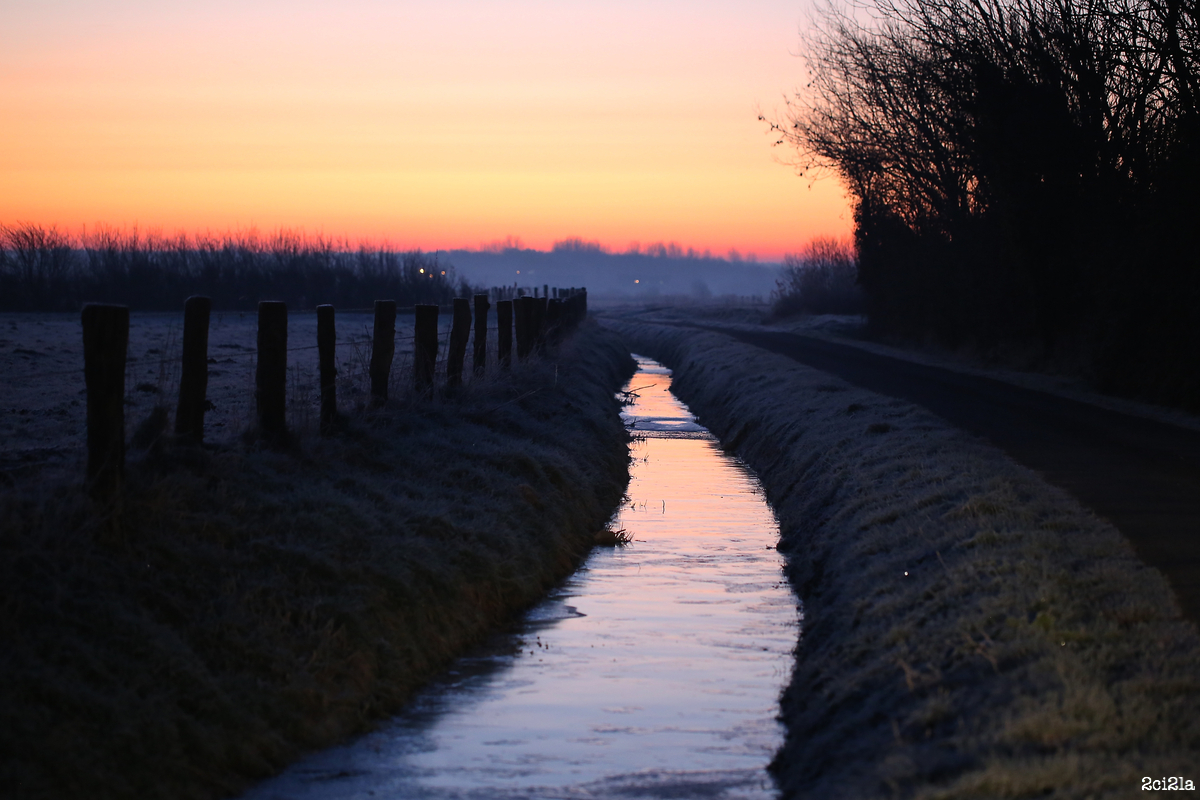 Cayeux-sur-Mer, lever du jour. 20 Janvier 2016