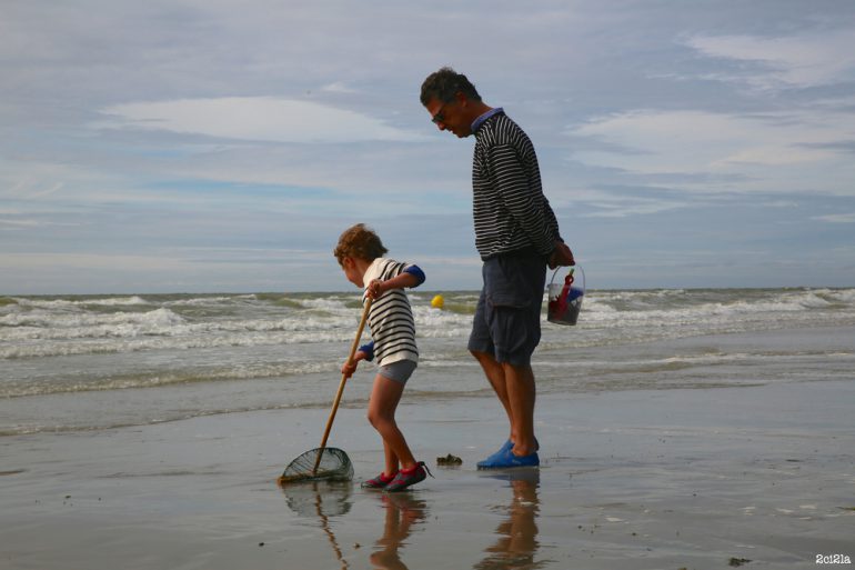 Jeanine et Gabriel à la plage…