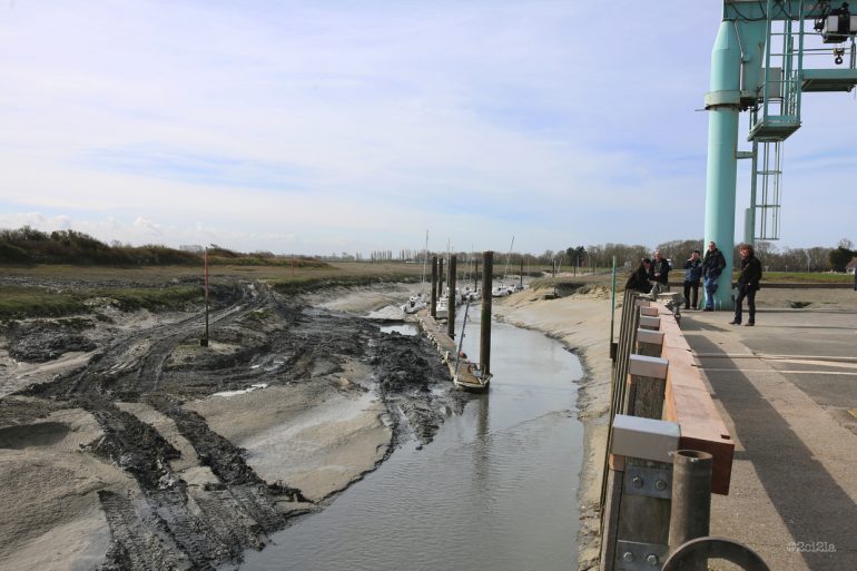 Plaisance au Hourdel : l’entrée du port désensablée