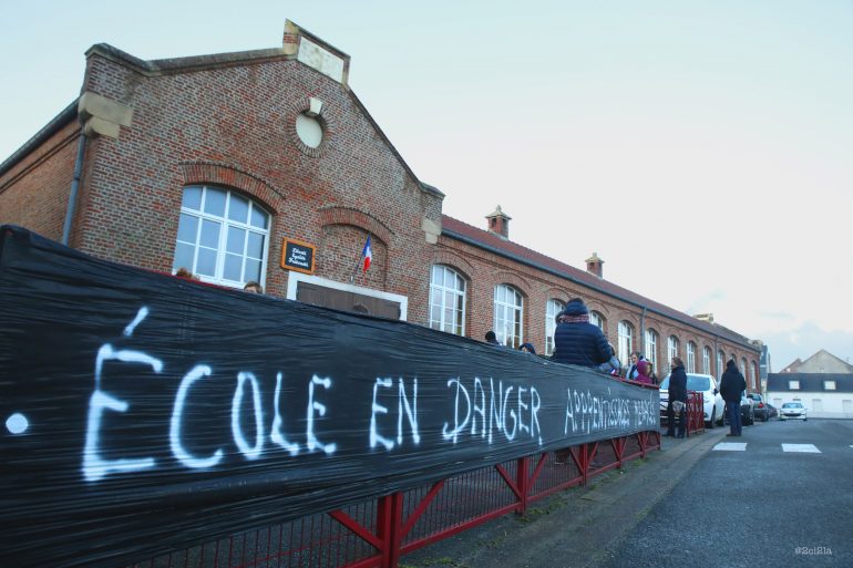 École en danger : élus, enseignants, parents mobilisés
