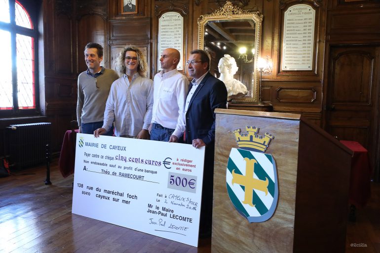 Kitesurf : Coup de pouce de la Ville de Cayeux pour son champion, Théo de Ramecourt