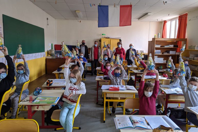 Des gourmandises de Pâques pour les enfants des écoles de Cayeux-sur-Mer