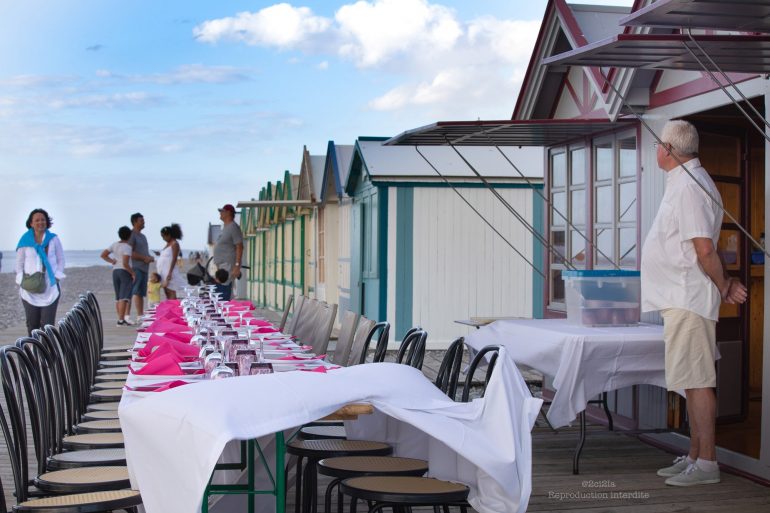 Un dîner face à la mer …