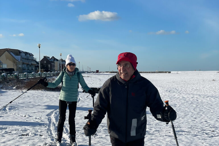 De la neige à Cayeux, en images !