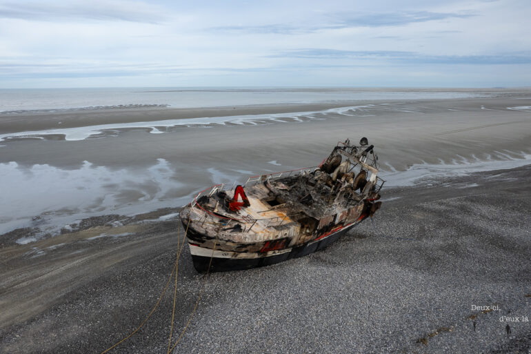 Chalutier échoué : le point sur la situation