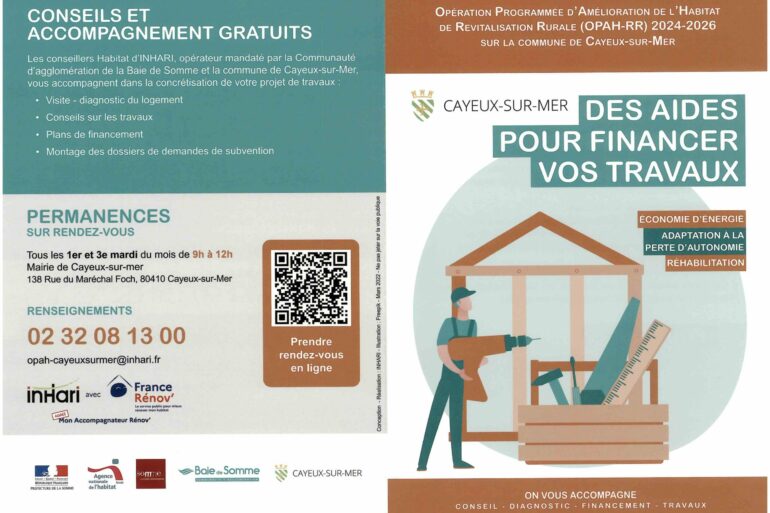 Des aides pour financer des travaux de rénovation de l’habitat à Cayeux-sur-Mer