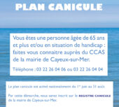 Plan canicule : inscrivez-vous !