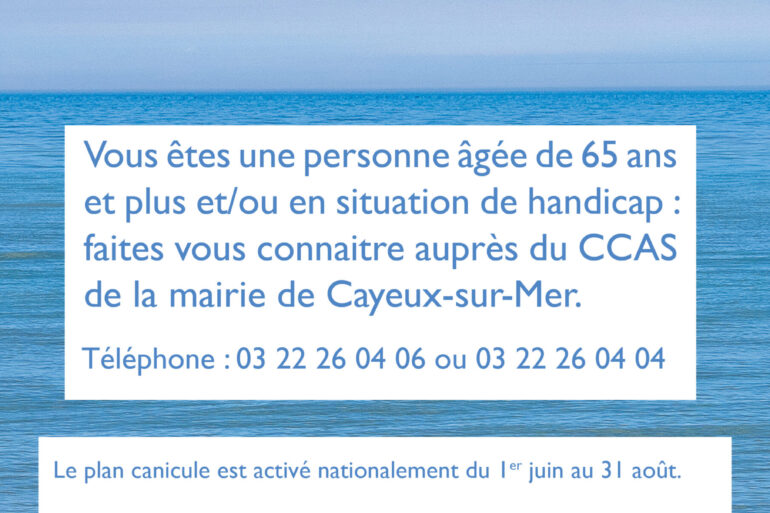 Plan canicule : inscrivez-vous !